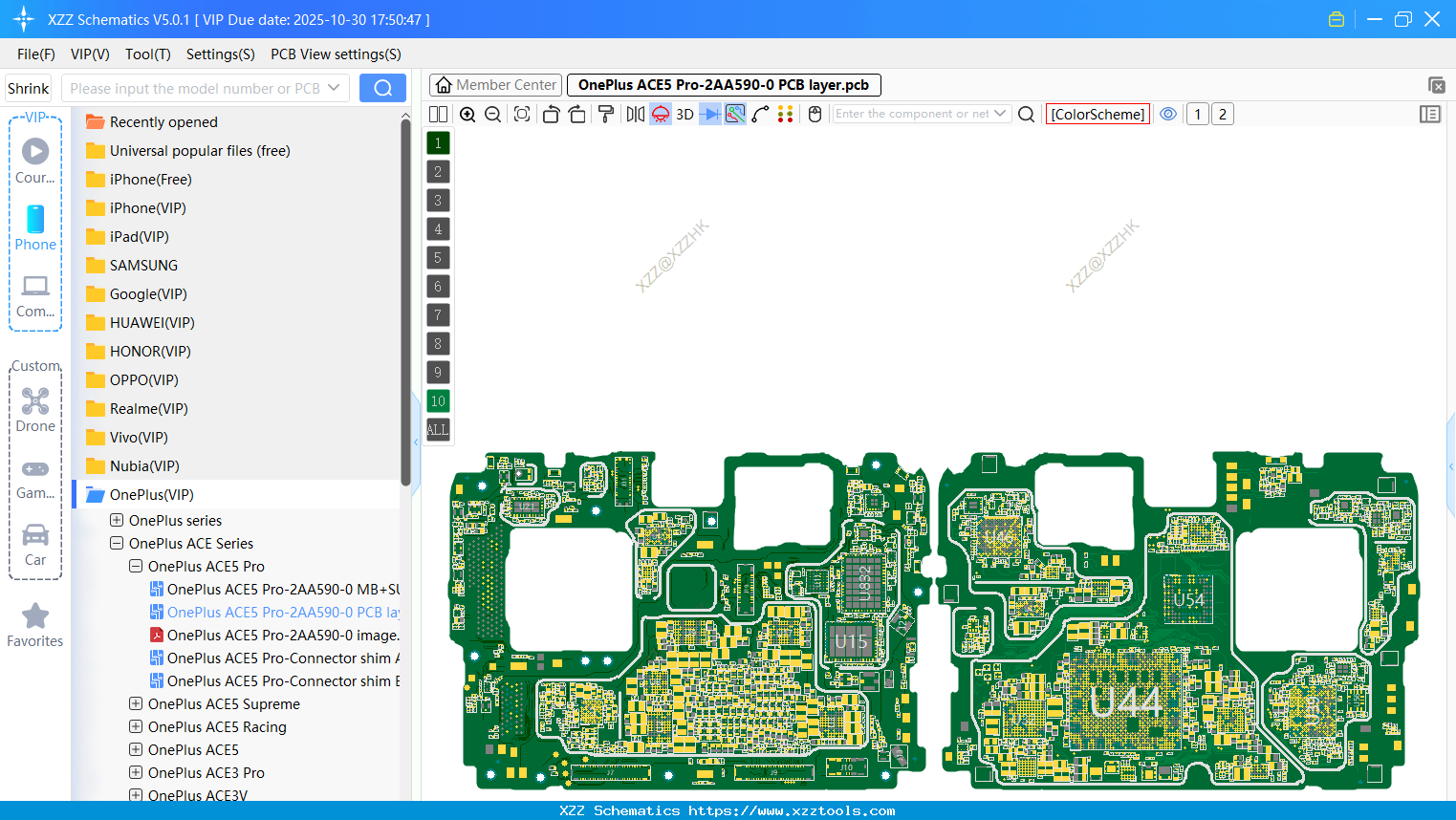 OnePlus ACE5 Pro-2AA590-0 PCB Layer